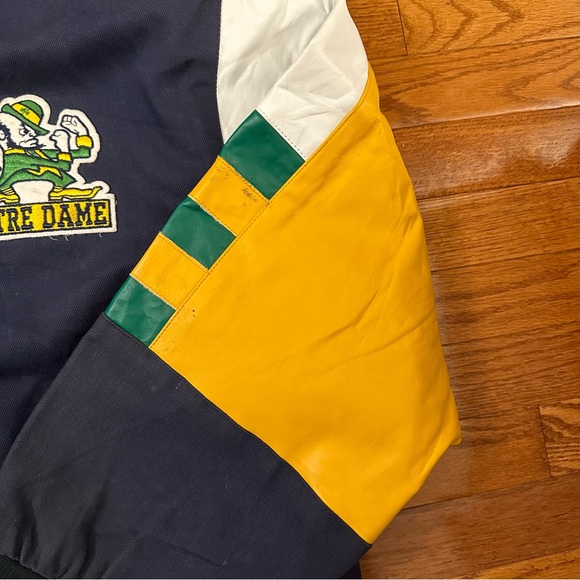 Vintage JH design Notre Dame fightin Irish NCAA jacket men’s size XL - Picture 3 of 8